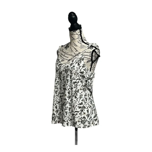 Laundry by Shelli Segql floral cami blouse fairy preppy whimsical boho hippie L - Picture 2 of 8